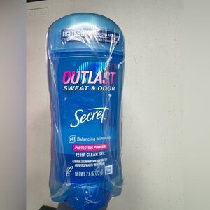 12 pack Secret Outlast Sweat & Odor Deodorant Gel - Protecting Powder
